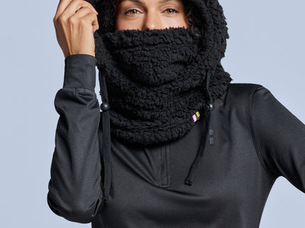 Fluffy Balaclava - Black 