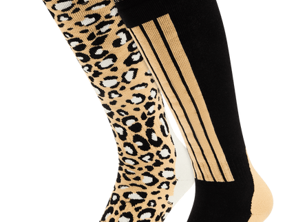 Ski Socks 2 pack - Black Multi