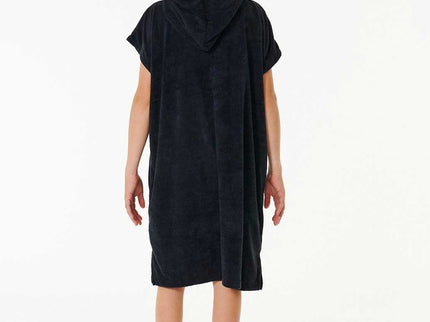 Brand Hooded Towel - Boy - Black/Grey