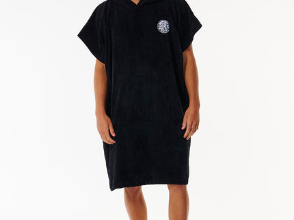 Logo Hooded Towel - Black