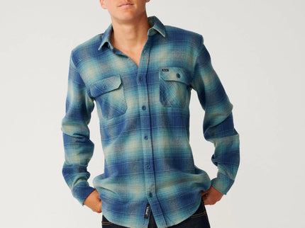 Classic Surf Count Flannel - Light Navy