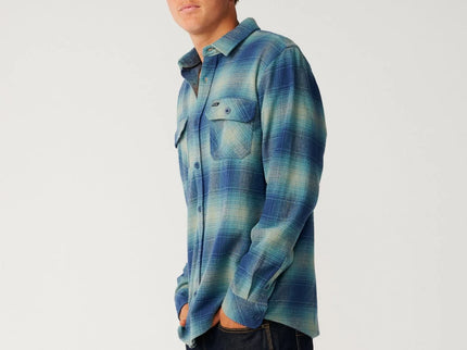 Classic Surf Count Flannel - Light Navy
