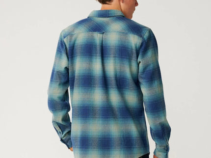 Classic Surf Count Flannel - Light Navy