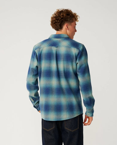 Classic Surf Count Flannel - Light Navy