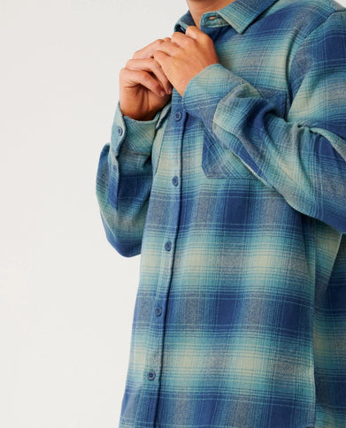 Classic Surf Count Flannel - Light Navy