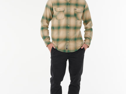 Count Flannel Shirt - Khaki Rock