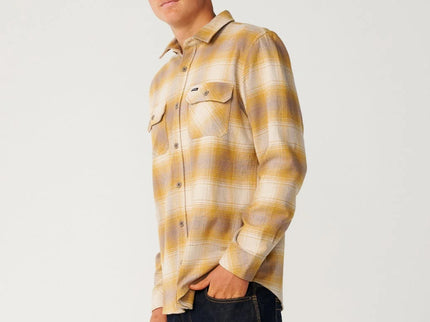 Classic Surf Count Flannel - Dark Mustard