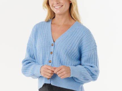 Afterglow Cardi - Mid Blue