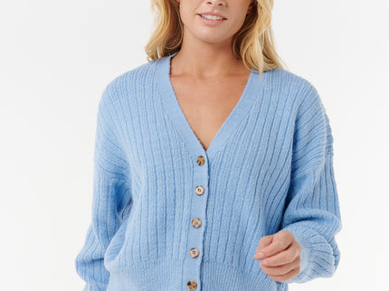 Afterglow Cardi - Mid Blue