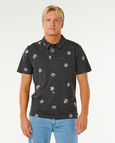 Sessions Polo - Washed Black