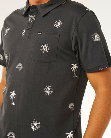 Sessions Polo - Washed Black