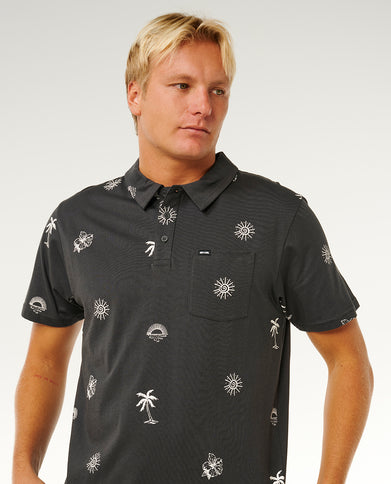 Sessions Polo - Washed Black