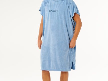 Brand Hooded Towel - Faded Denim