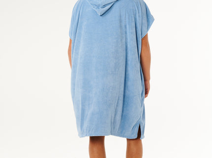 Brand Hooded Towel - Faded Denim