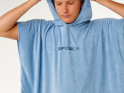 Brand Hooded Towel - Faded Denim