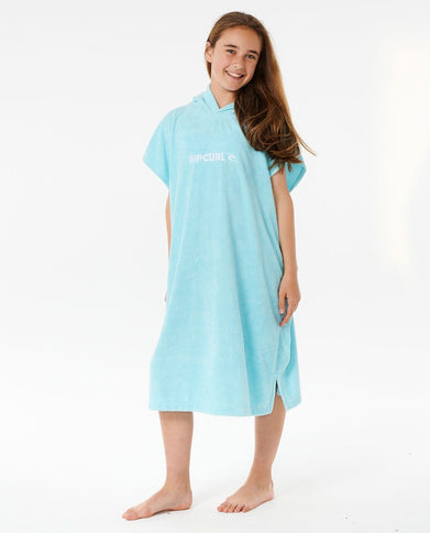 Classic Surf Hooded Towel-Girl - Sky Blue