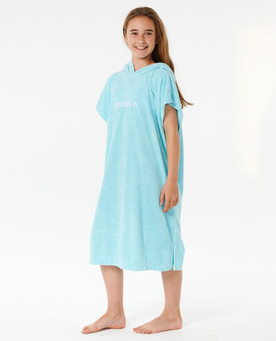 Classic Surf Hooded Towel-Girl - Sky Blue