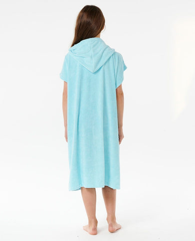 Classic Surf Hooded Towel-Girl - Sky Blue