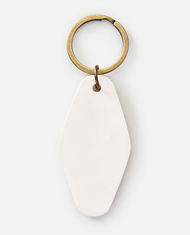 Sunset Surf Club Keyring - Off White