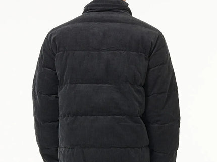 Rincon Cord Puffer Jacket - Washed Black