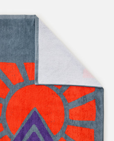 Sunstash Beach Towel - Chrome