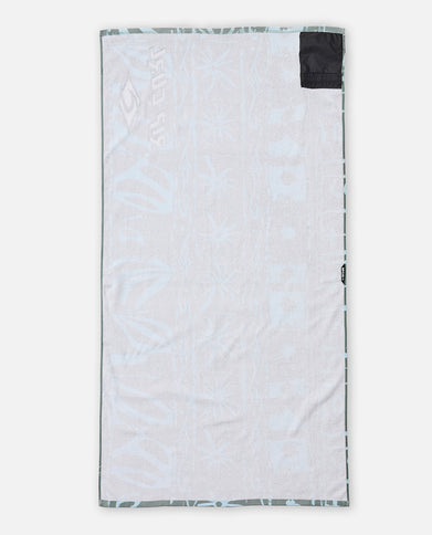 Sunstash Beach Towel - Mineral Blue