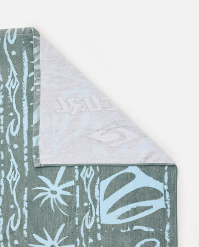 Sunstash Beach Towel - Mineral Blue