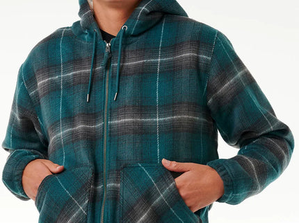 Classic Surf Check Jacket - Blue Green