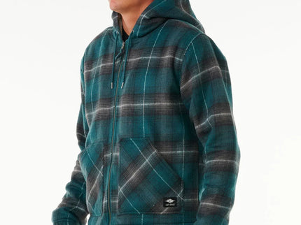 Classic Surf Check Jacket - Blue Green