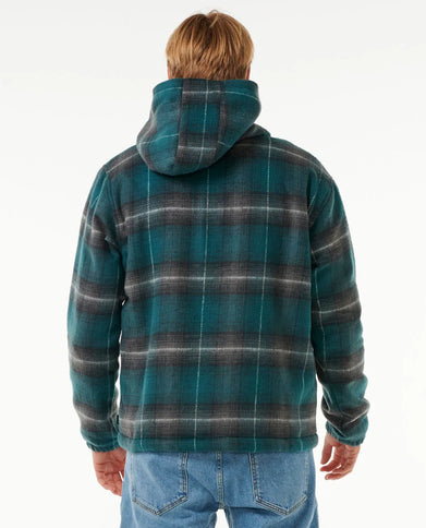 Classic Surf Check Jacket - Blue Green