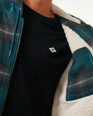 Classic Surf Check Jacket - Blue Green