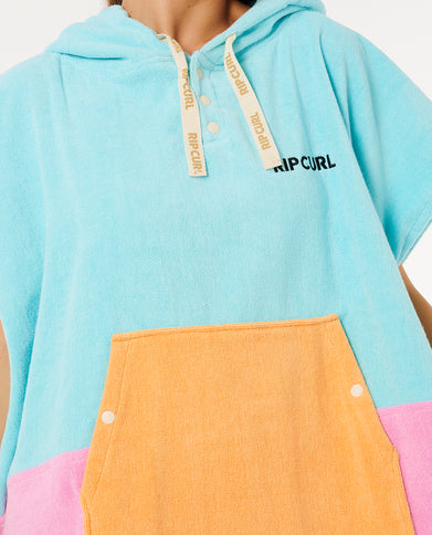 Premium Surf Hooded Towel - Light SEA Blue