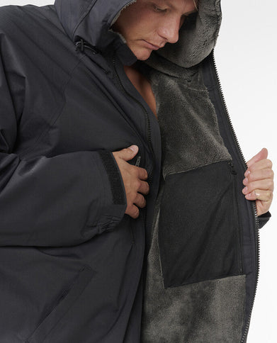 Surf Series Winter Poncho - Black/white  Poncho van Rip Curl | SHAKA