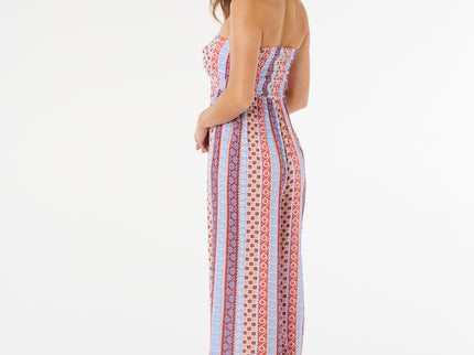 Ventura Shirred Jumpsuit - Multico