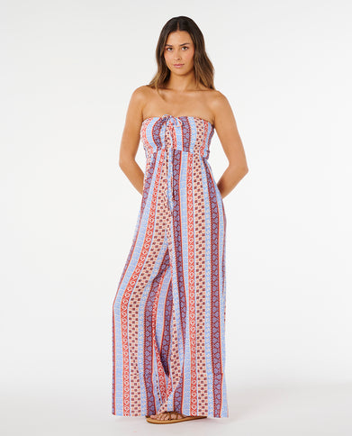 Ventura Shirred Jumpsuit - Multico