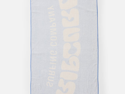 Graphic Standard Towel - Blue/Natural