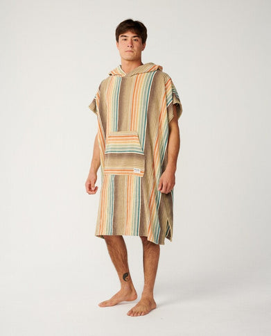 Classic Surf Hooded Towel - Khaki Sand  Poncho van Rip Curl | SHAKA