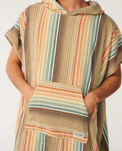 Classic Surf Hooded Towel - Khaki Sand  Poncho van Rip Curl | SHAKA