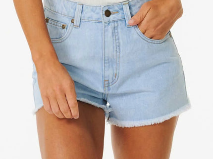 Amy High Waist Short - Light Blue