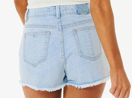 Amy High Waist Short - Light Blue