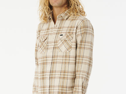 Griffin Flannel Shirt - Bone