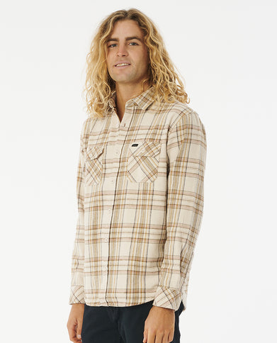 Griffin Flannel Shirt - Bone