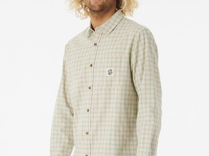 Swc Rails Flannel Shirt  - Cement