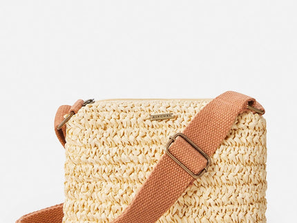 Essentials Straw Crossbody - Natural