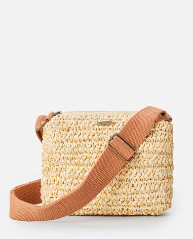 Essentials Straw Crossbody - Natural