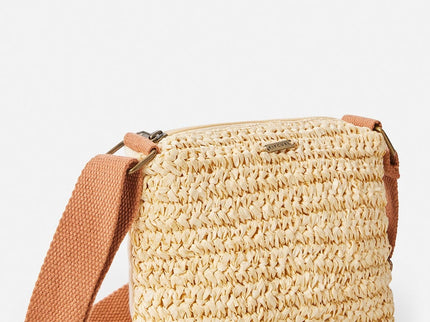 Essentials Straw Crossbody - Natural