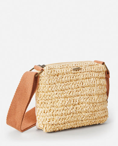 Essentials Straw Crossbody - Natural