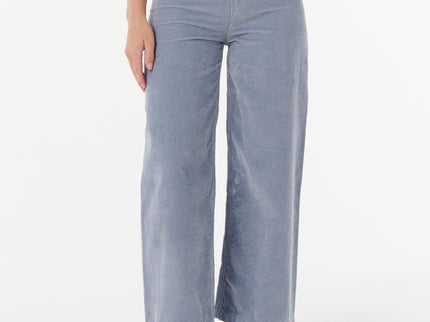 Stevie Cord Pant - Blue Grey