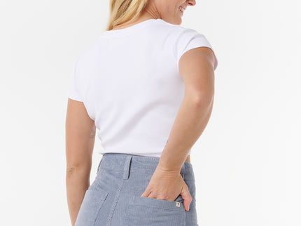 Stevie Cord Pant - Blue Grey