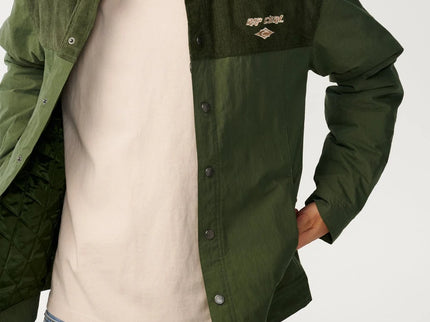Classic Surf Cord Puffer Jacke - Dark Olive